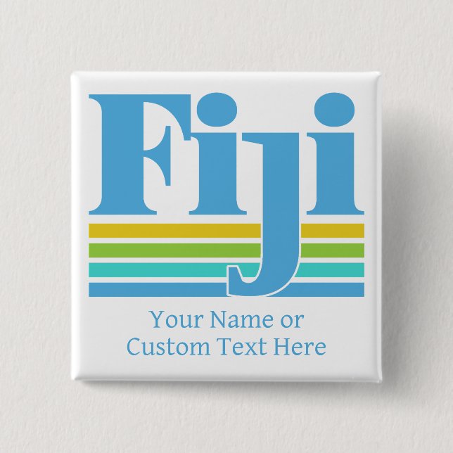Anpassat namn / text Fiji Knapp (Framsida)