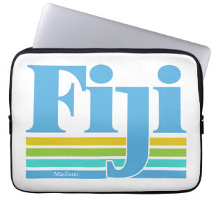 Anpassat namn / text Fiji Laptop Fodral