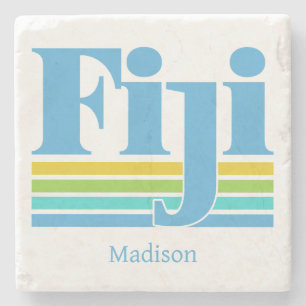 Anpassat namn / text Fiji Stenunderlägg