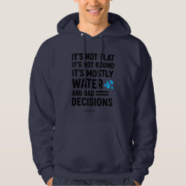 Anpassat namn/text ”Mestadels vatten & dåliga besl Hoodie