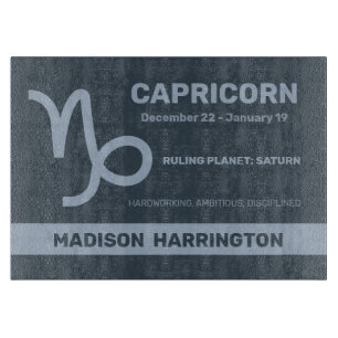Anpassat namn/text Zodiac-tecken Capricorn