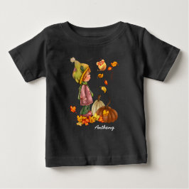 Anpassat namn, Thanksgiving Baby T Shirt