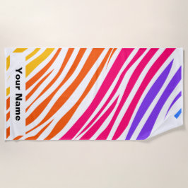 Anpassat namn Tiger Animal Print Mönster Sommar