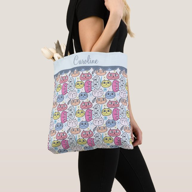 Anpassat namn, tobag, Shopping bag Tygkasse (Närbild)