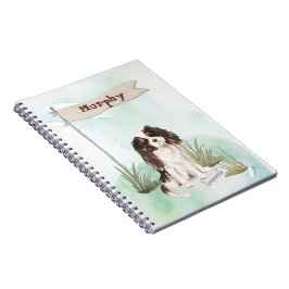 Anpassat namn Tri Färg Kung Charles Spanska Anteckningsbok