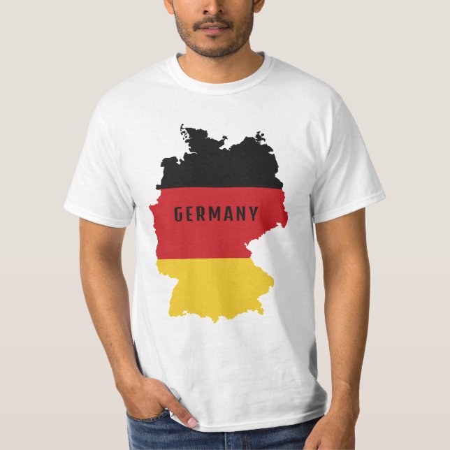 Anpassat namn Tyskland T Shirt (Framsida)