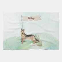 Anpassat namn Tyskt schepherd Pet-Hund