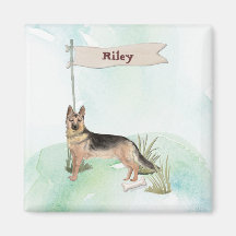 Anpassat namn Tyskt schepherd Pet-Hund