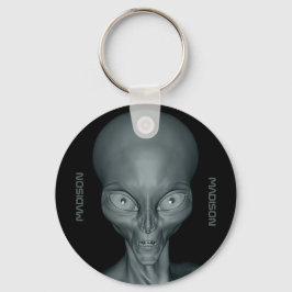 Anpassat namn UFO Alien-nyckelringar Nyckelring