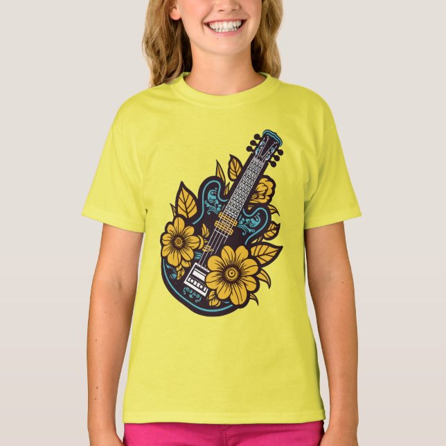 Anpassat namn Ukulele T Shirt (Framsida)