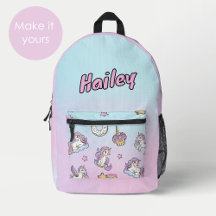 Anpassat namn Unicorn Back to school