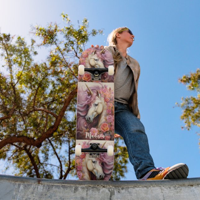 Anpassat namn - vackra universitet mini skateboard bräda 18,5 cm (Utomhus 1)