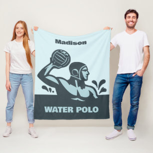 Anpassat Namn Vattenpolo Fleecefilt