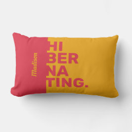 Anpassat namn "Viloläge" dekorativ kudde