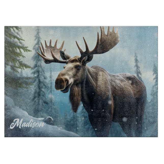 Anpassat namn Vinter Moose (Framsidan)