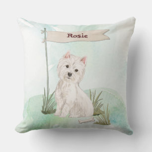 Anpassat namn Westie Pet-Hund Kudde