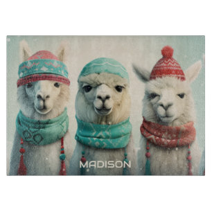 Anpassat namn Winter Llamas
