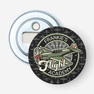 Anpassat NAMN WWII Militär Fighter Krig Flygplan R Flasköppnare