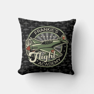 Anpassat NAMN WWII Militär Fighter Krig Flygplan R Kudde
