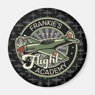Anpassat NAMN WWII Militär Fighter Krig Flygplan R Magnet