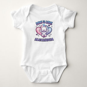 Anpassat namn Y2K Baby Onesie Söt Ängel Björn Kärl T Shirt