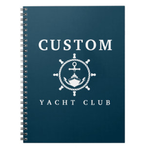 Anpassat namn Yacht-anteckningsbok, Yacht Guest-lo Anteckningsbok