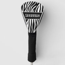 Anpassat namn Zebra Animal Print Mönster Classic