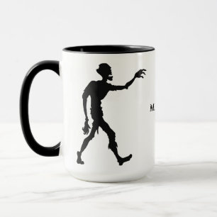 Anpassat namn Zombie mugg