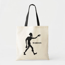 Anpassat namn Zombie tote bags Tygkasse