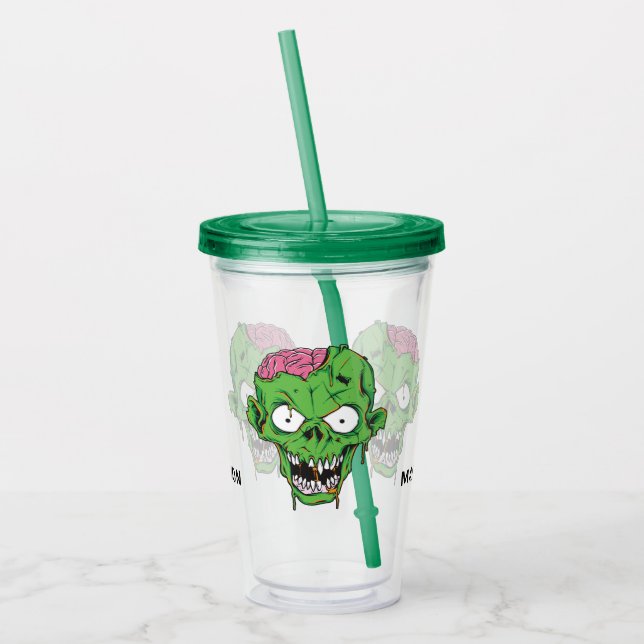 Anpassat namn Zombie-tumlare Take Away Mugg (Vänster)