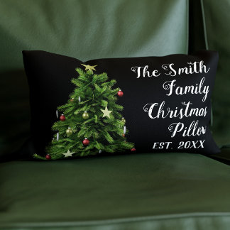 Anpassat namnår Est-familjens julklapp Lumbarkudde