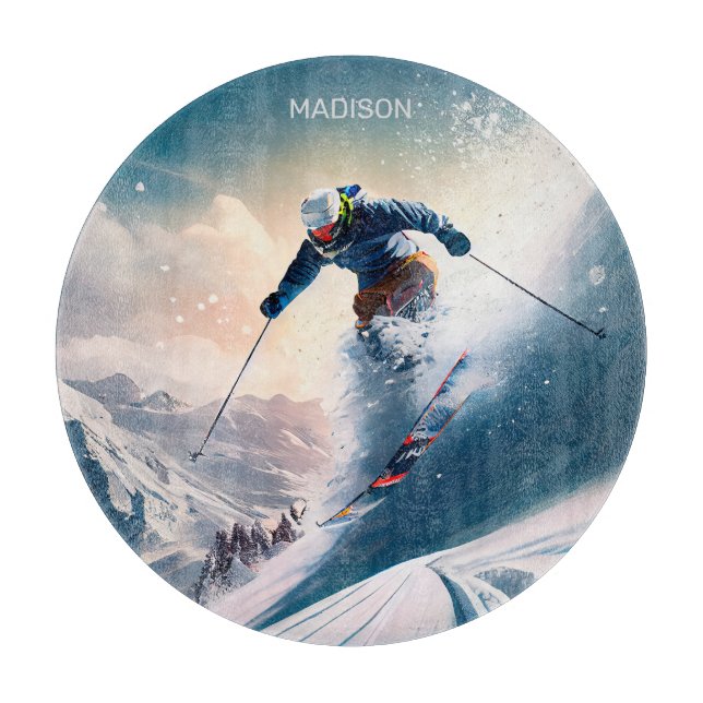 Anpassat namnberg - Skier (Framsidan)