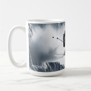 Anpassat namnberg - Skier Kaffemugg