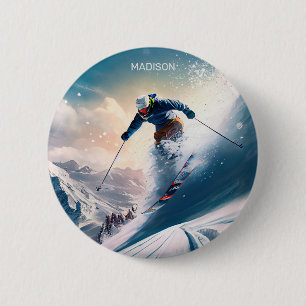 Anpassat namnberg - Skier Knapp