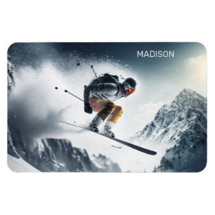 Anpassat namnberg - Skier Magnet