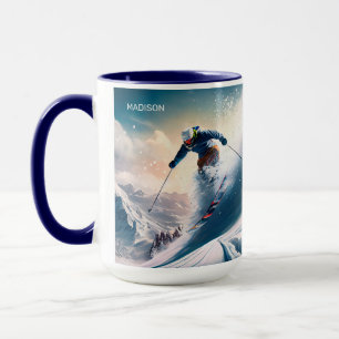 Anpassat namnberg - Skier Mugg