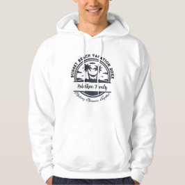 Anpassat namndatumplatsmatchning för familjesegmen hoodie