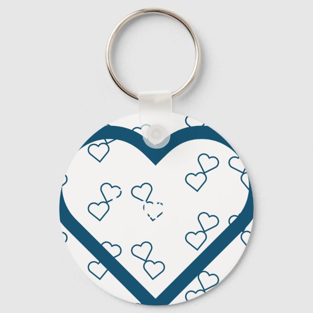 Anpassat namnhjärta nyckelring (Framsida)