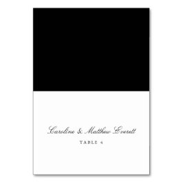 Anpassat namnmonteringskort för klassisk Elegant Bordsnummer