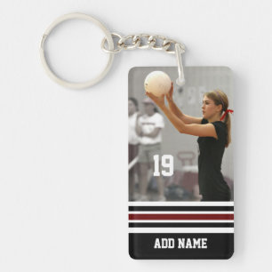 Anpassat namnnummer Photo Volleyball Jersey Black