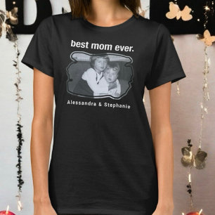 Anpassat namnskript för bästa mamma någonsin för f t shirt