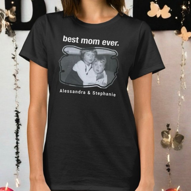 Anpassat namnskript för bästa mamma någonsin för f t shirt (Skapare uppladdad)