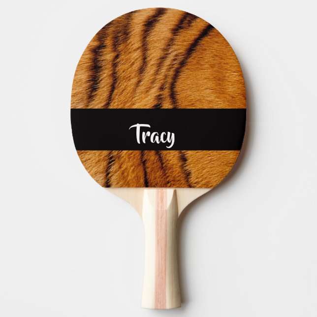 Anpassat namnutlösarskal pingisracket (Framsidan)