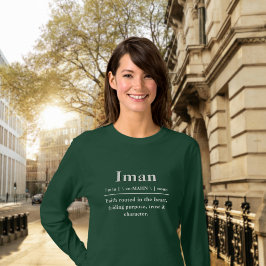 Anpassat Ordboksnamn Långärmad T-Shirt