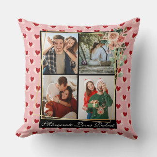 Anpassat Par 4 Foto Modern Chic Elegant Kudde