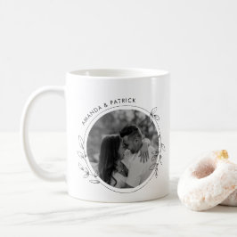 Anpassat par med minimalistiskt foto från Valentin Kaffemugg