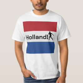 Anpassat Personligt Namn Oranje Supporter T Shirt