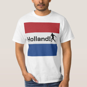 Anpassat Personligt Namn Oranje Supporter T Shirt