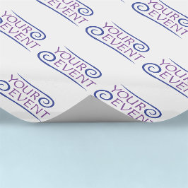 Anpassat presentpapper för evenemang Logotyp Märkt