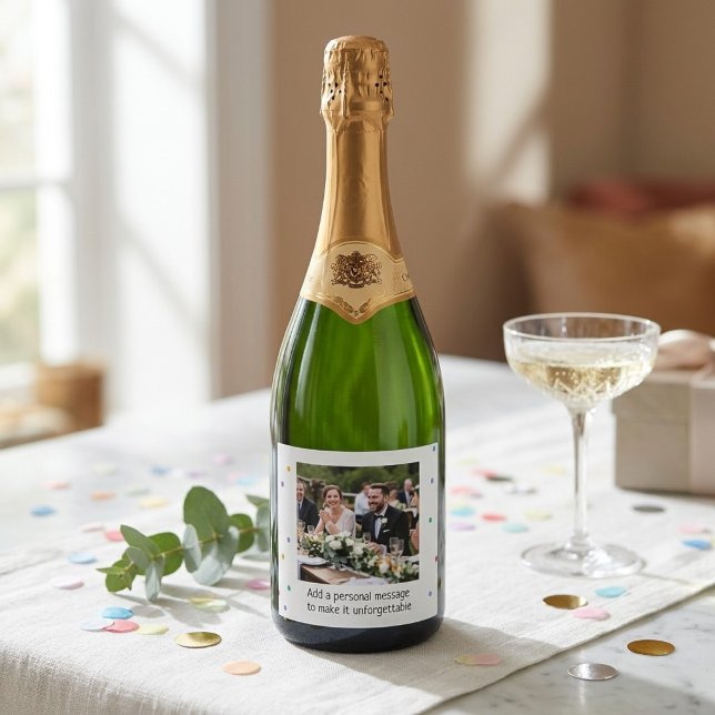 Anpassat Prosecco-etikett – Födelsedagspresent med (Skapare uppladdad)